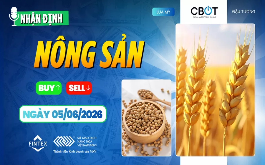 NHẬN ĐỊNH THỊ TRƯỜNG NÔNG SẢN NGÀY 05/06/2026